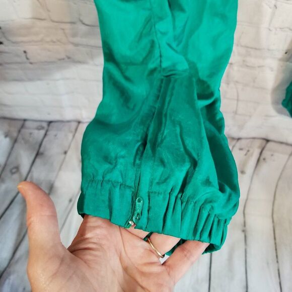 Vintage Bocoo 2 Piece Jade Green Track Suit Set Size Large - Picture 11 of 13
